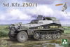 Takom 2194W Sd.Kfz 250/1 + Sd.Kfz 250/3 Greif Rommel Command Half-Track + 1/16 Erwin Rommel 1/35